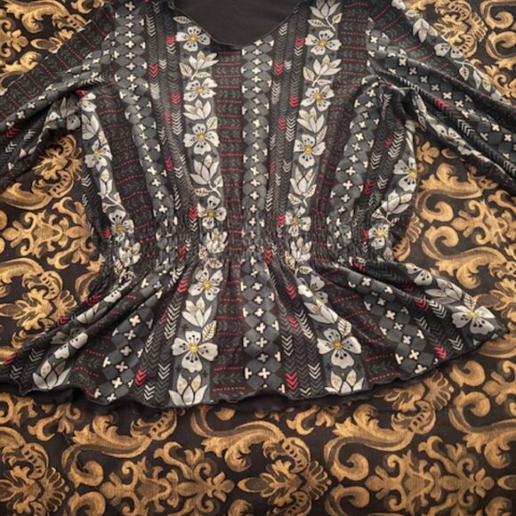 Gudrun Sjoden- Stretchy Purple Dress, Top is Medium, Skirt is Small. - Picture 10 of 13